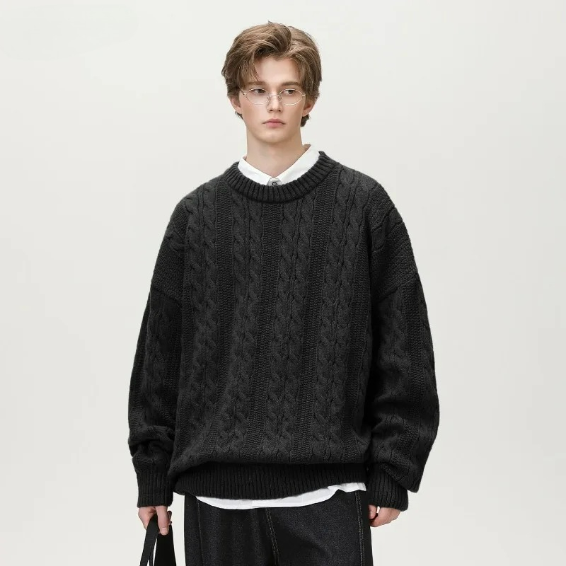 Turtleneck Sweater Men - Men's Tide Brand Series Solid Color