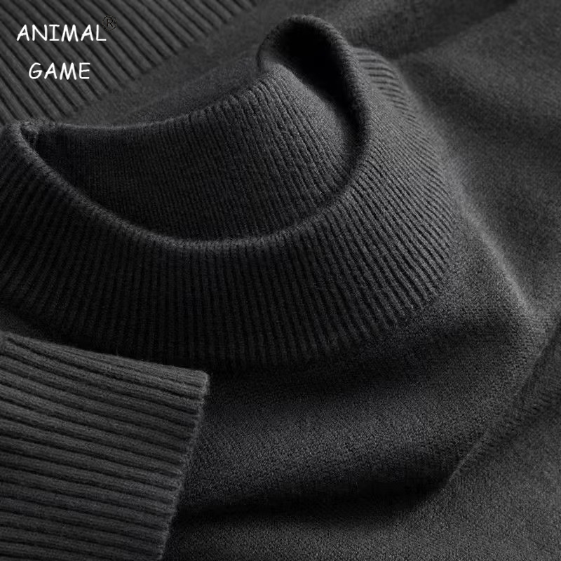 Turtleneck Sweater Men - Mens Casual Mock Turtleneck T-Shirts Long