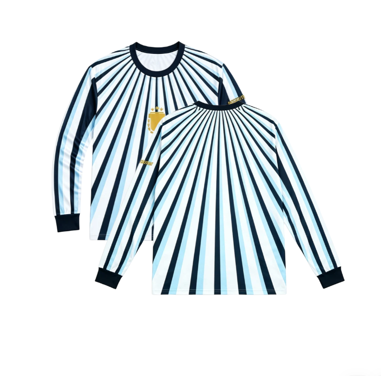 Men'S Fashion For Summer 2026 - New Argentine round neck long sleeved