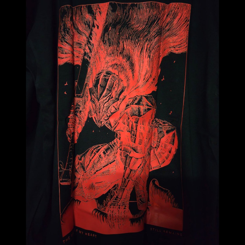Graphic Tee Oversized - Berserk Double Sided Print T-shirt, Oversized