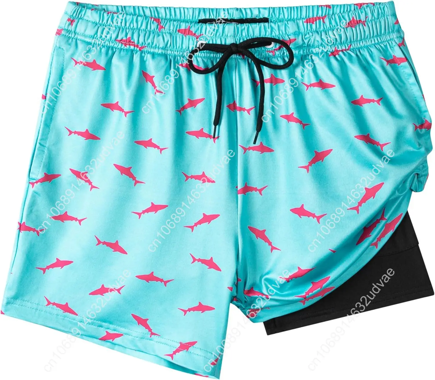 Swim Trunk Shorts - Boys Swim Trunks with Compression Liner