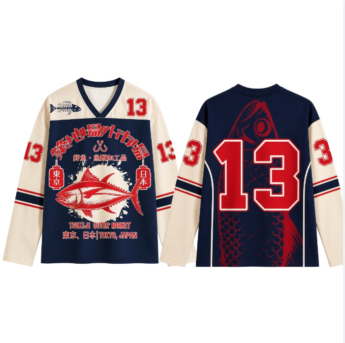 Men'S Fashion For Summer 2026 - Retro Japanese style 3D printed long