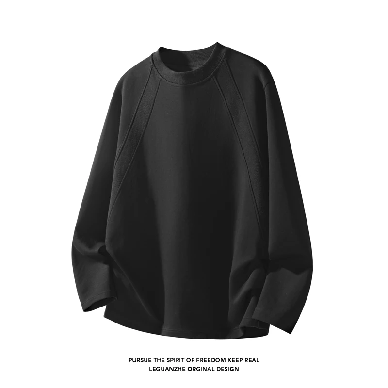 Men'S Fashion T Shirts - Men Fashion Raglan Seam Crew Neck