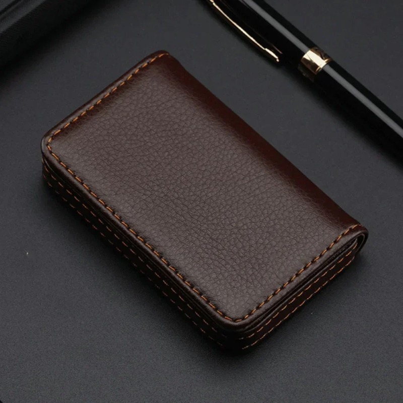 Fashion Sized Stitched PU Leat - Men'S Fashion Visiting Card review and price
