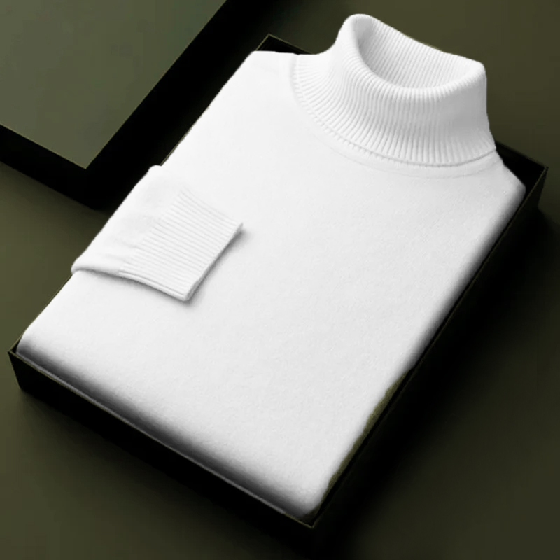 Autumn Mens High Quality Knitt - Turtleneck Sweater Men review and price