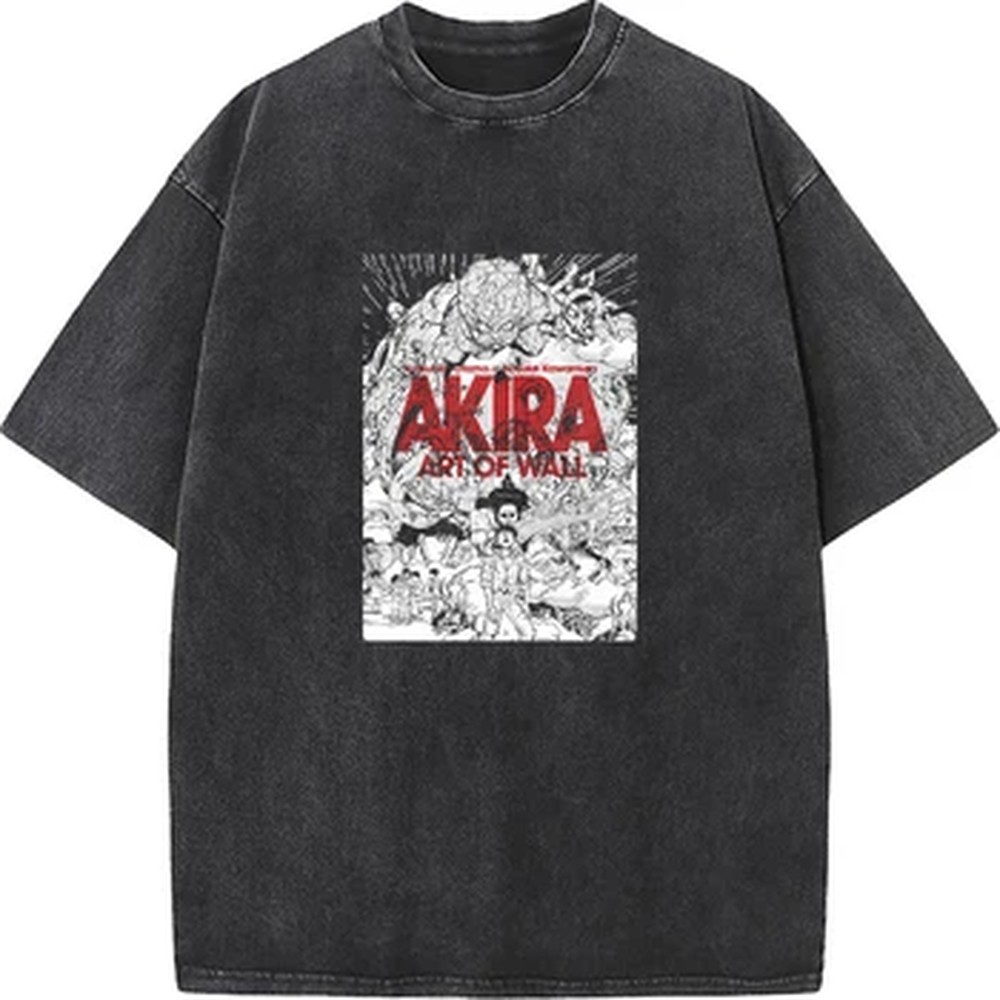 Akira Manga Graphic Print T-sh - Graphic Tee Oversized review and price