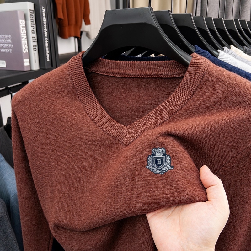 Autumn Winter Fashion Trend V- - Men'S Fashion V Neck Sweater review and price