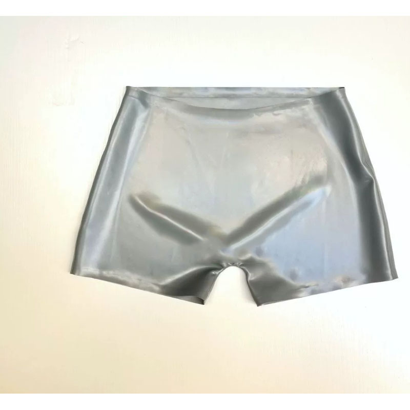 Men Metallic Purple Blue Latex - Swim Trunk Shorts review and price