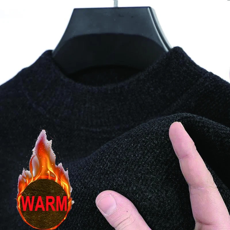 Mens Knitwear Sweater New Autu - Turtleneck Sweater Men review and price