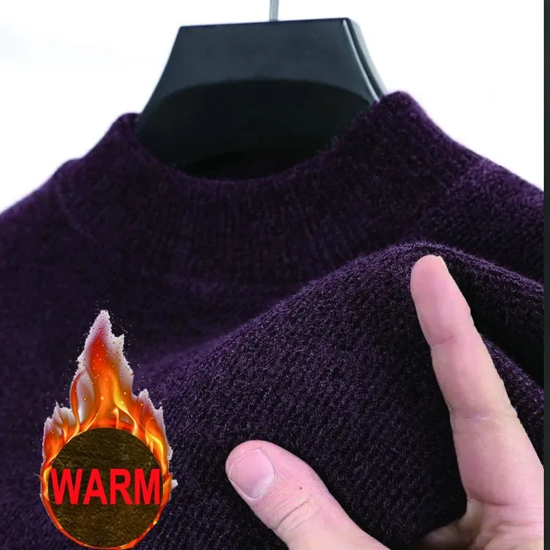 Mens Knitwear Sweater New Autu - Turtleneck Sweater Men review and price