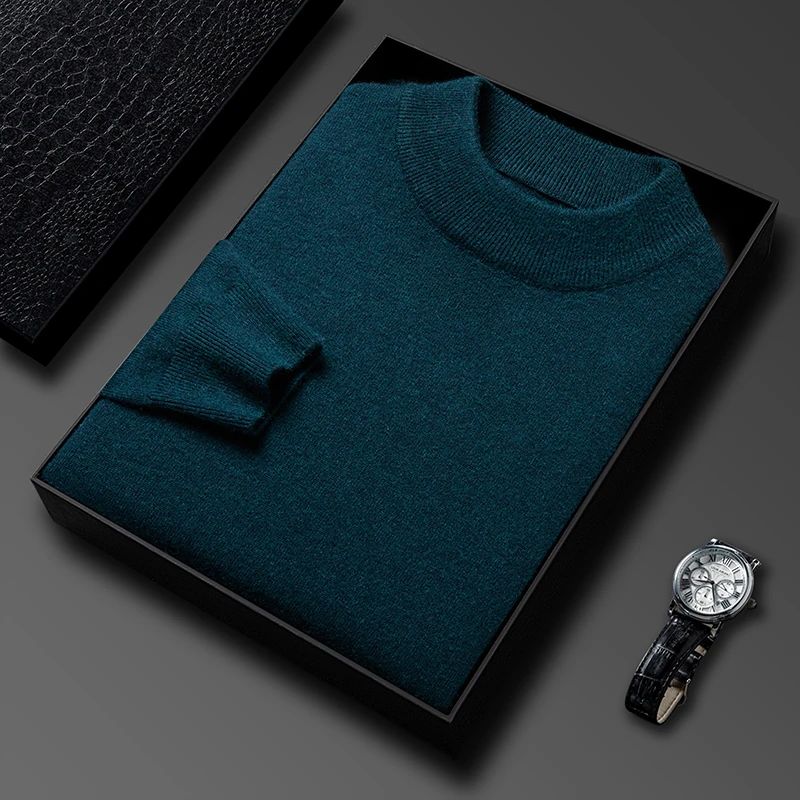 Half Turtleneck Knitwear Sweat - Turtleneck Sweater Men review and price