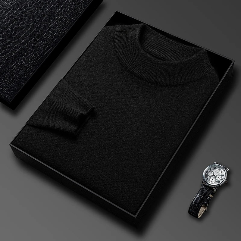 Half Turtleneck Knitwear Sweat - Turtleneck Sweater Men review and price