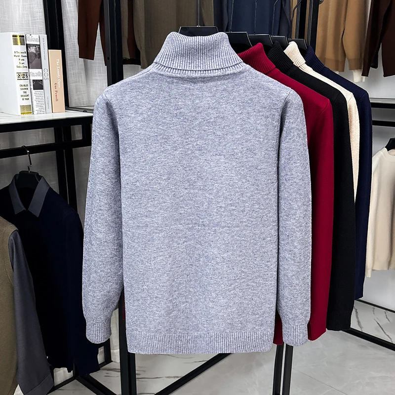 Men Turtleneck Knit Sweater Lo - Turtleneck Sweater Men review and price