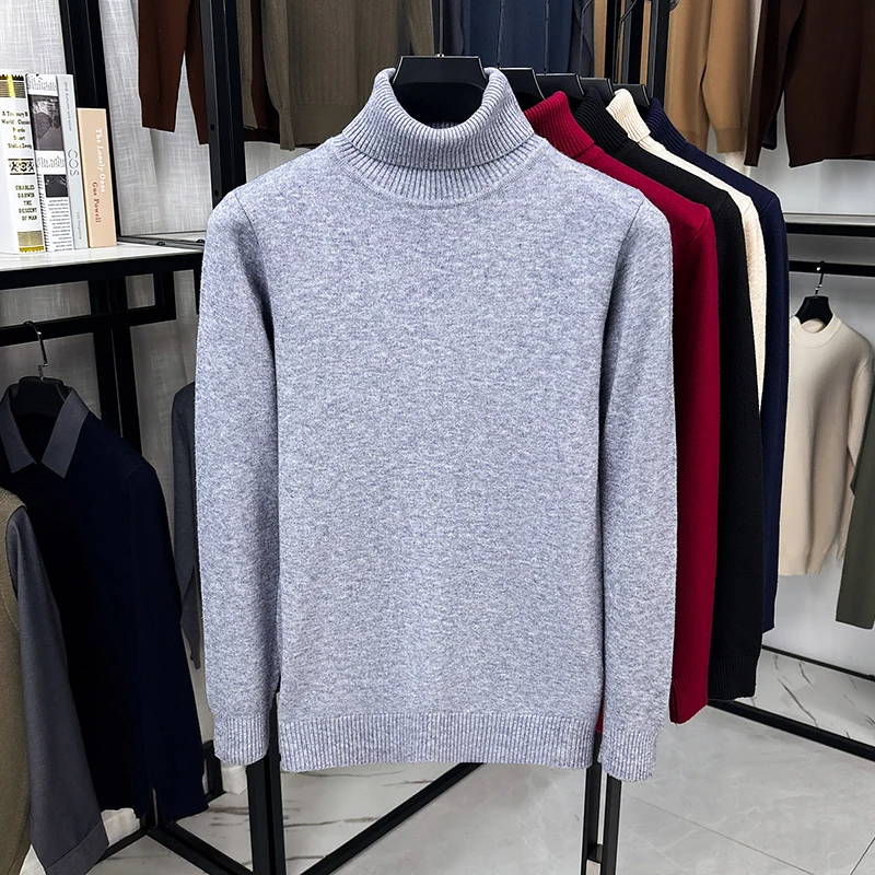 Men Turtleneck Knit Sweater Lo - Turtleneck Sweater Men review and price