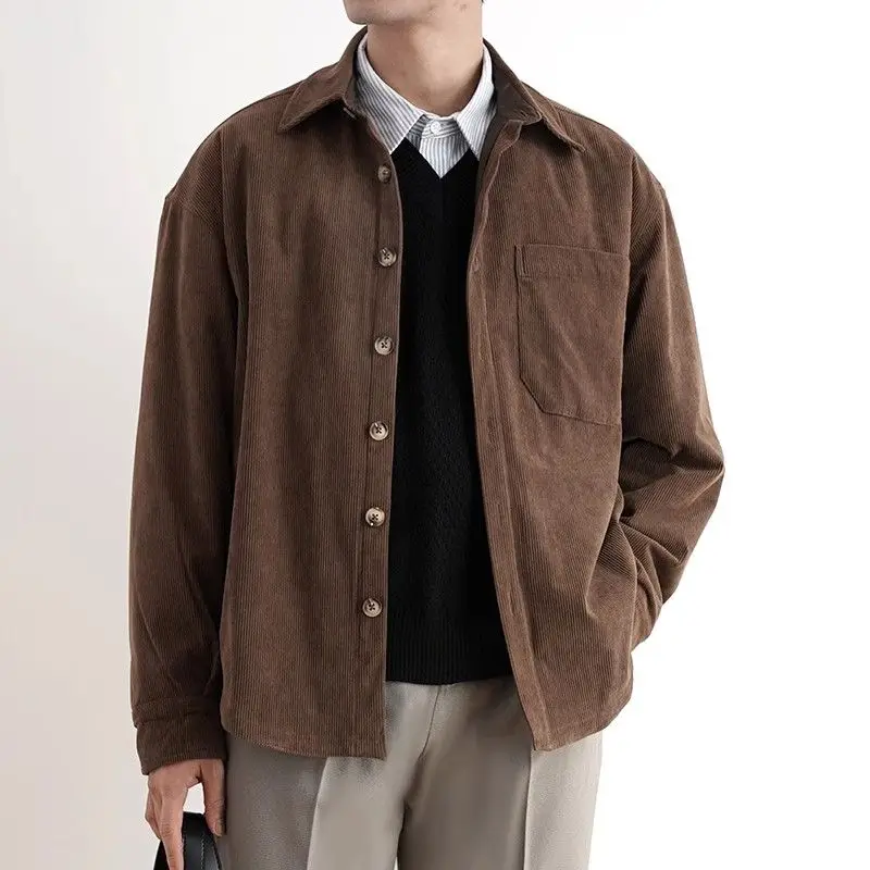 2024 Early Autumn Simple Black - Men'S Fashion V Neck Sweater review and price