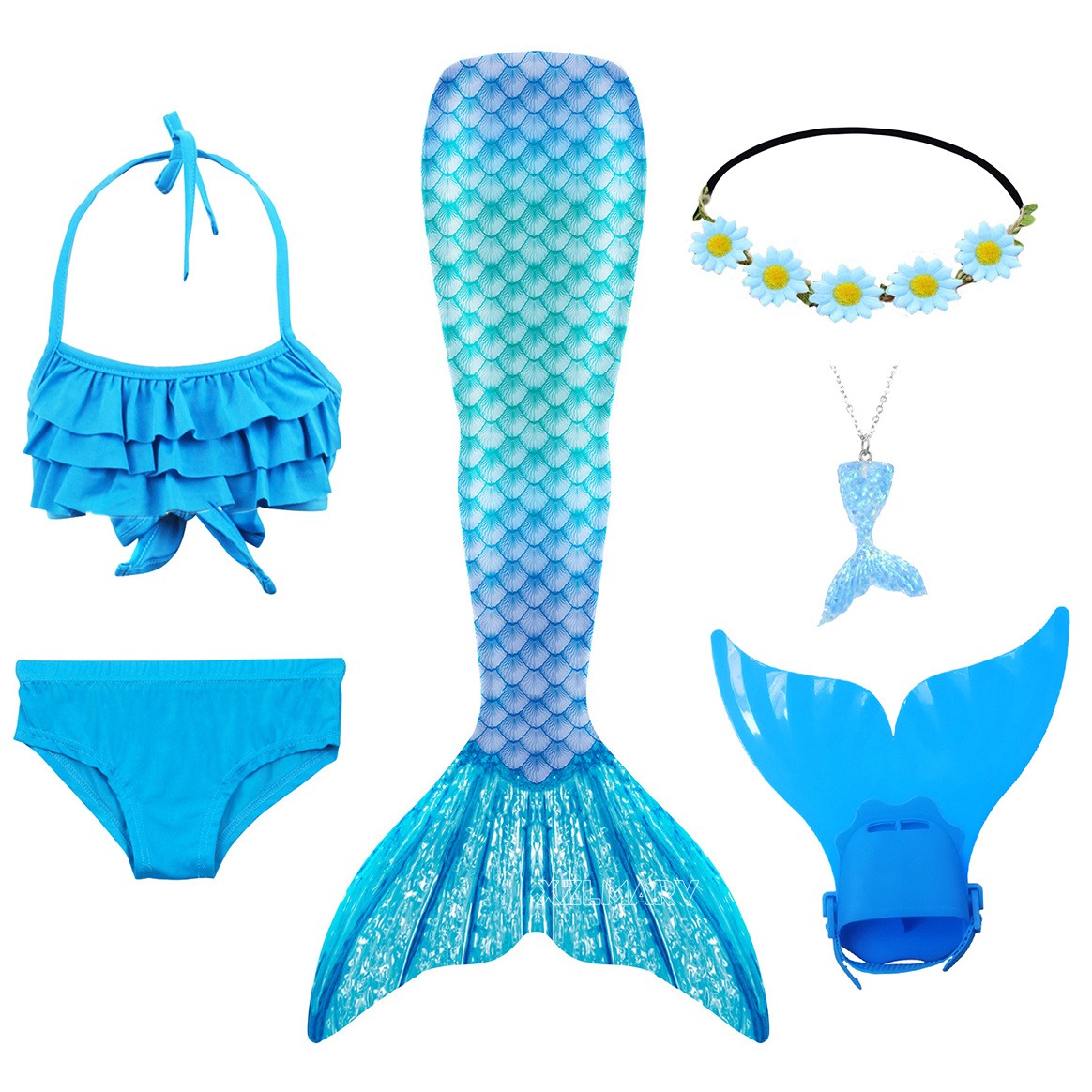 Girls Swimming Mermaid Tail Gi - Swim Trunk Shorts review and price