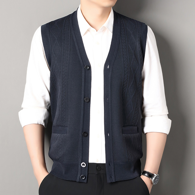 Autumn Winter Mens Vest Casual - Men'S Fashion V Neck Sweater review and price