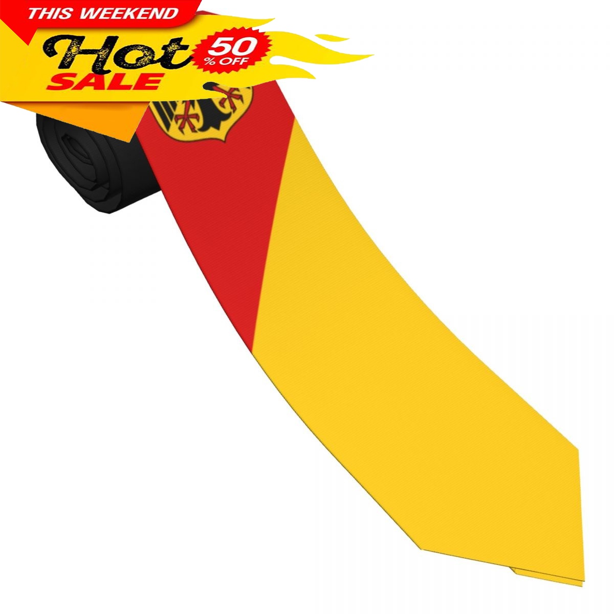 Germany Flag Tie Emblem Neckti - Men'S Fashion For Wedding review and price