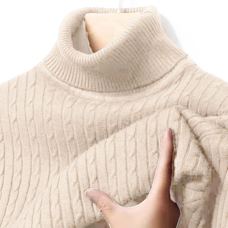 Winter High Neck Thick Warm Sw - Turtleneck Sweater Men review and price