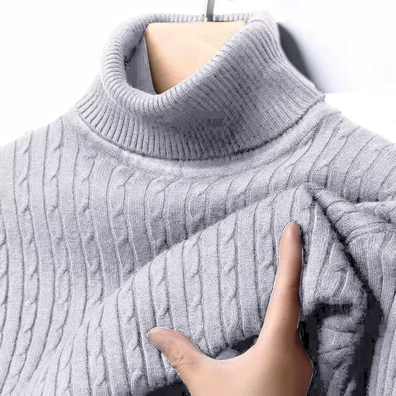 Winter High Neck Thick Warm Sw - Turtleneck Sweater Men review and price