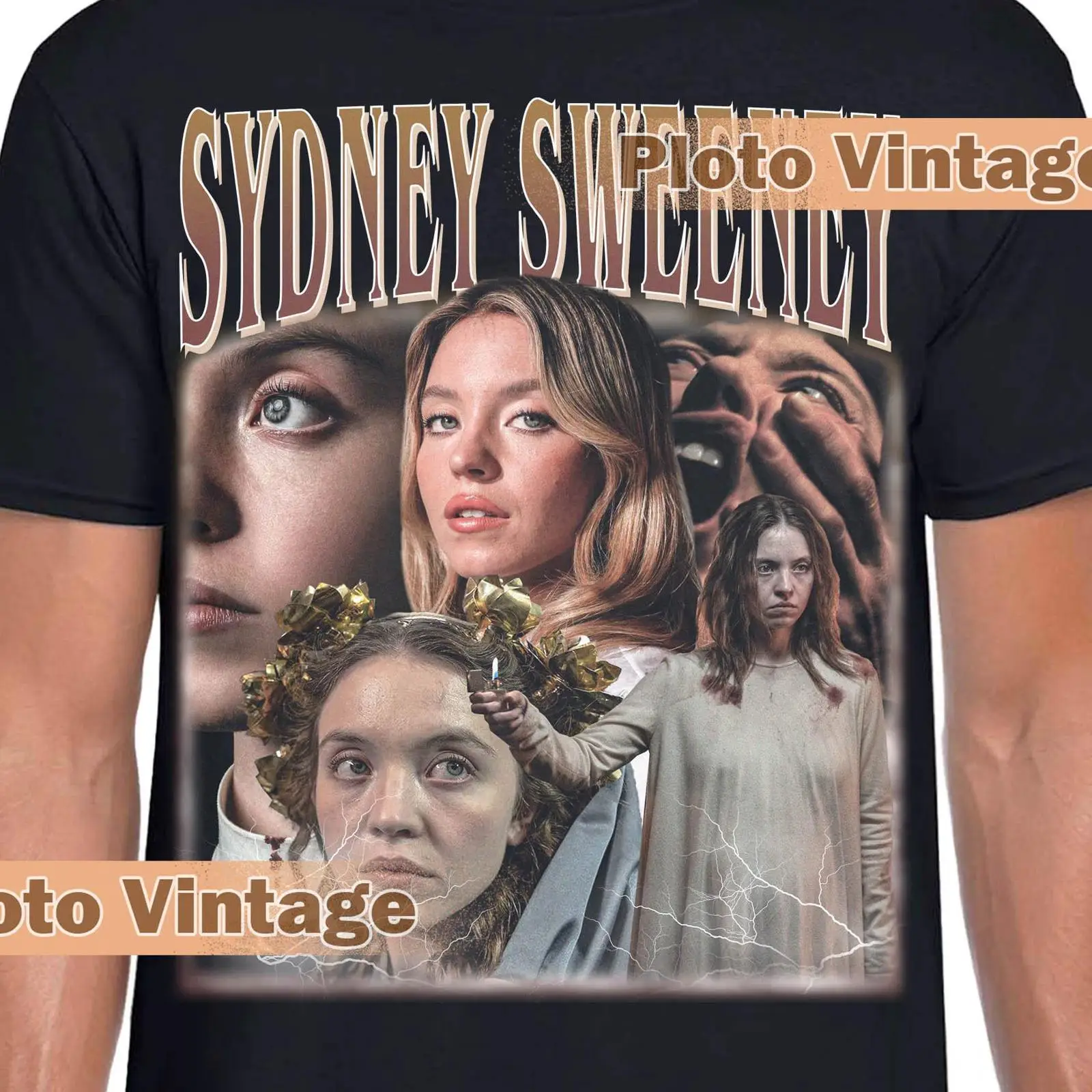 Vintage Sydney Sweeney Bootleg - Men'S Fashion Sydney review and price