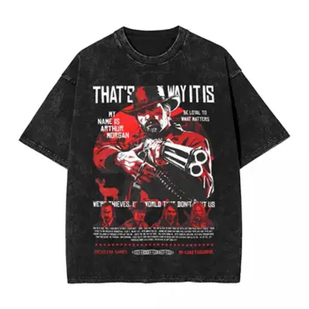 Red Dead Redemption 2 Graphic  - Graphic Tee Oversized review and price