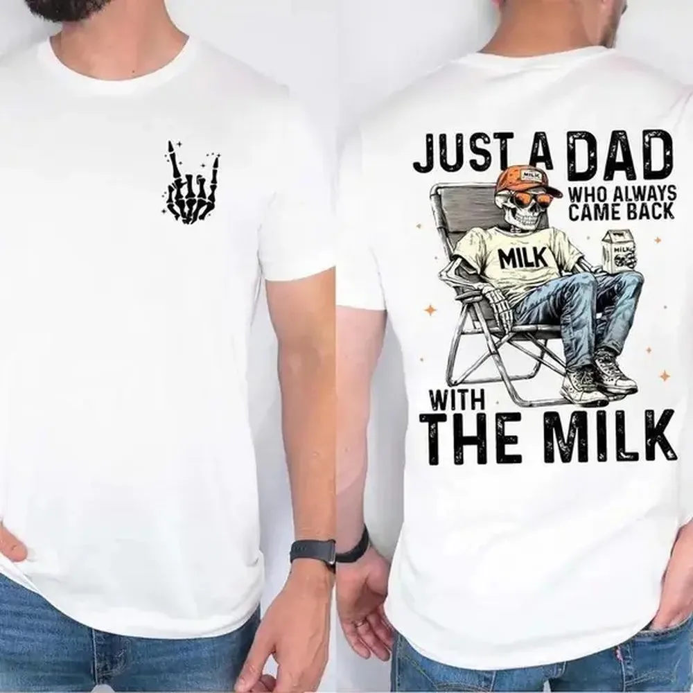 Funny Dad Skeleton Graphic Tee - Graphic Tee Oversized review and price