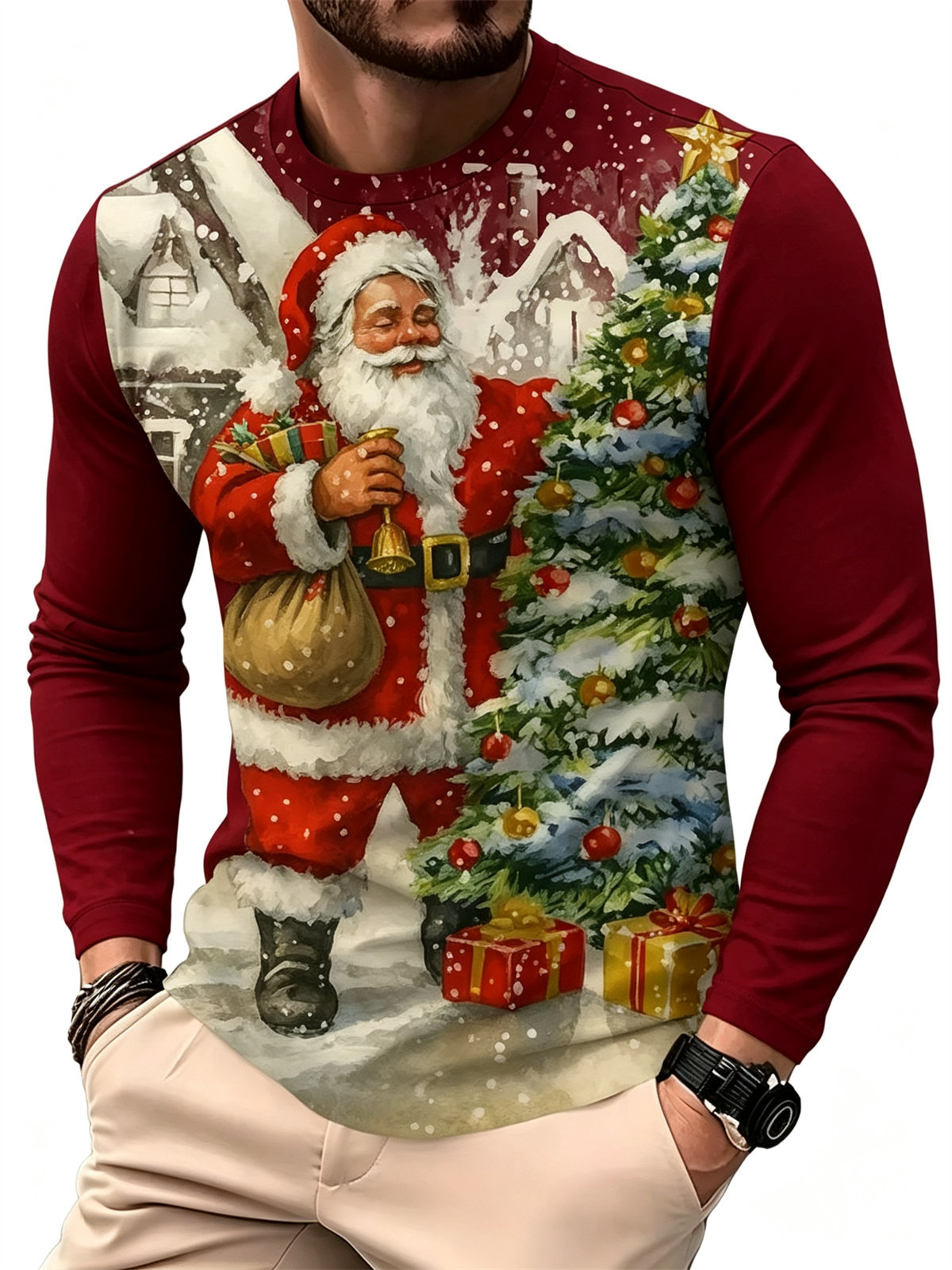 Men's Casual Fashion Long Slee - Fashion Mens Shirt review and price