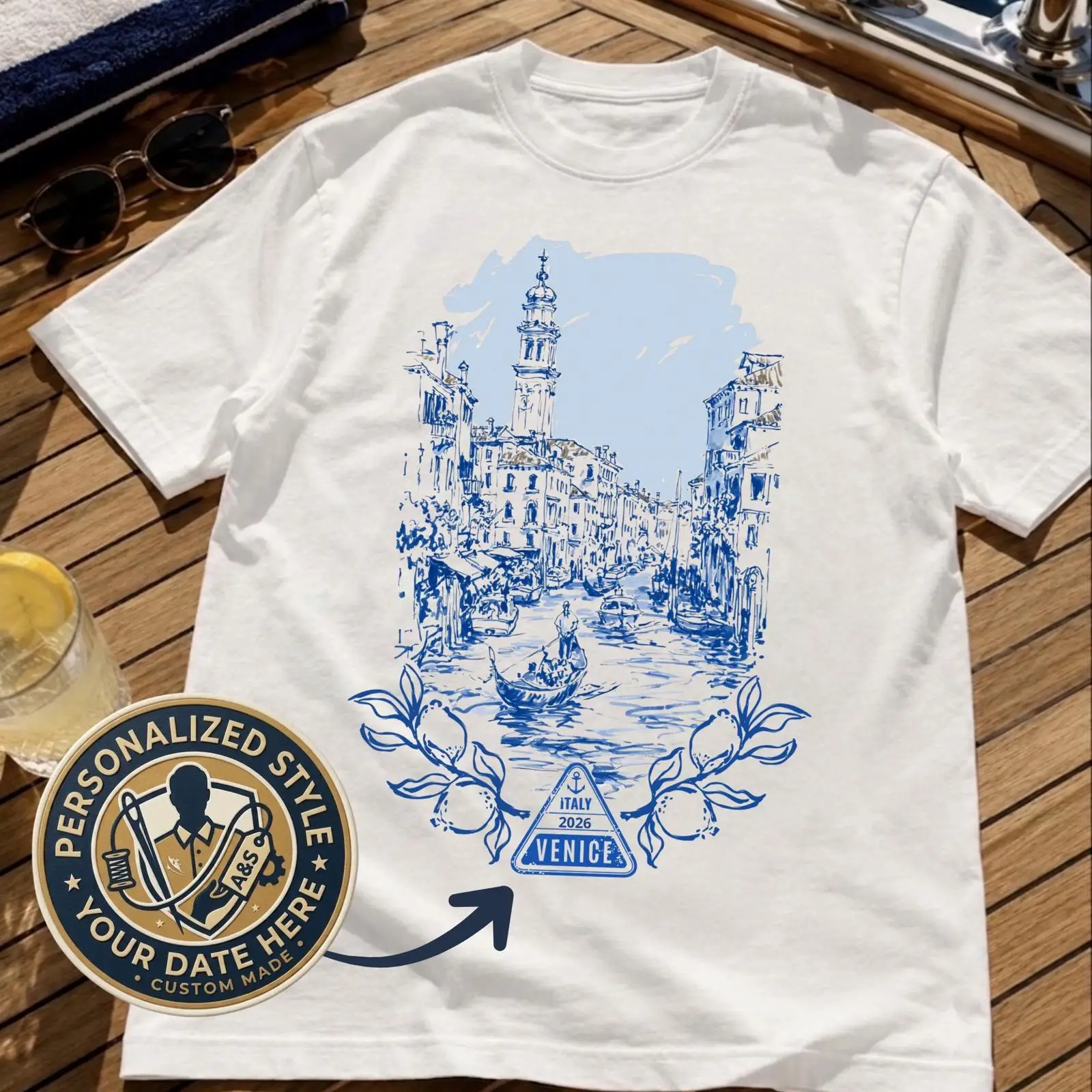 Custom Venice Canal T Shirt Ve - Men'S Fashion Venice Italy review and price
