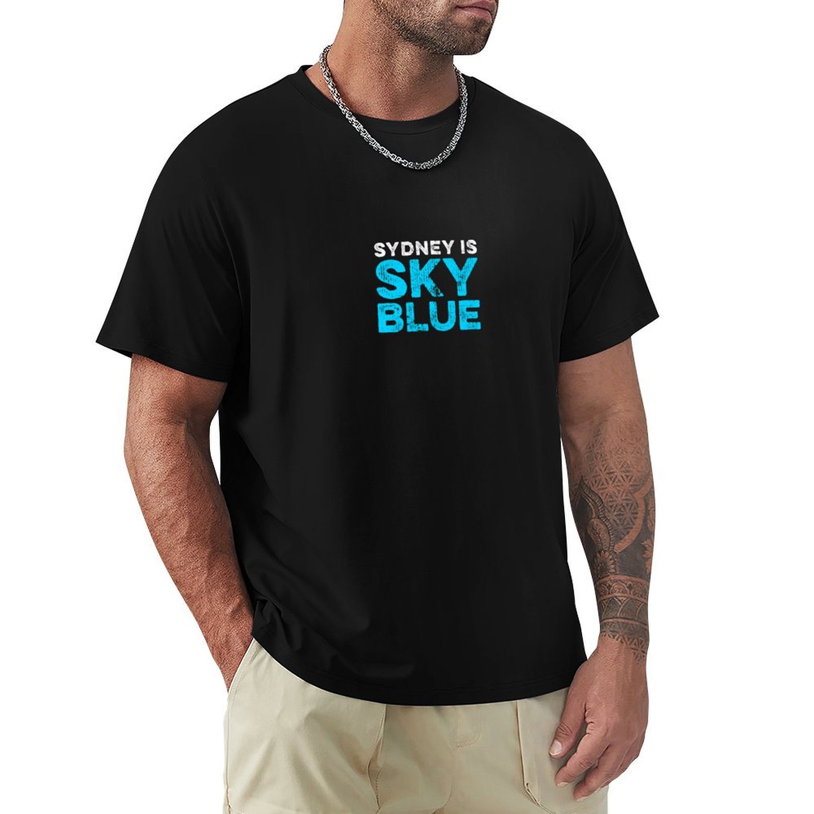 Sydney is sky blue T-Shirt Sum - Men'S Fashion Sydney review and price