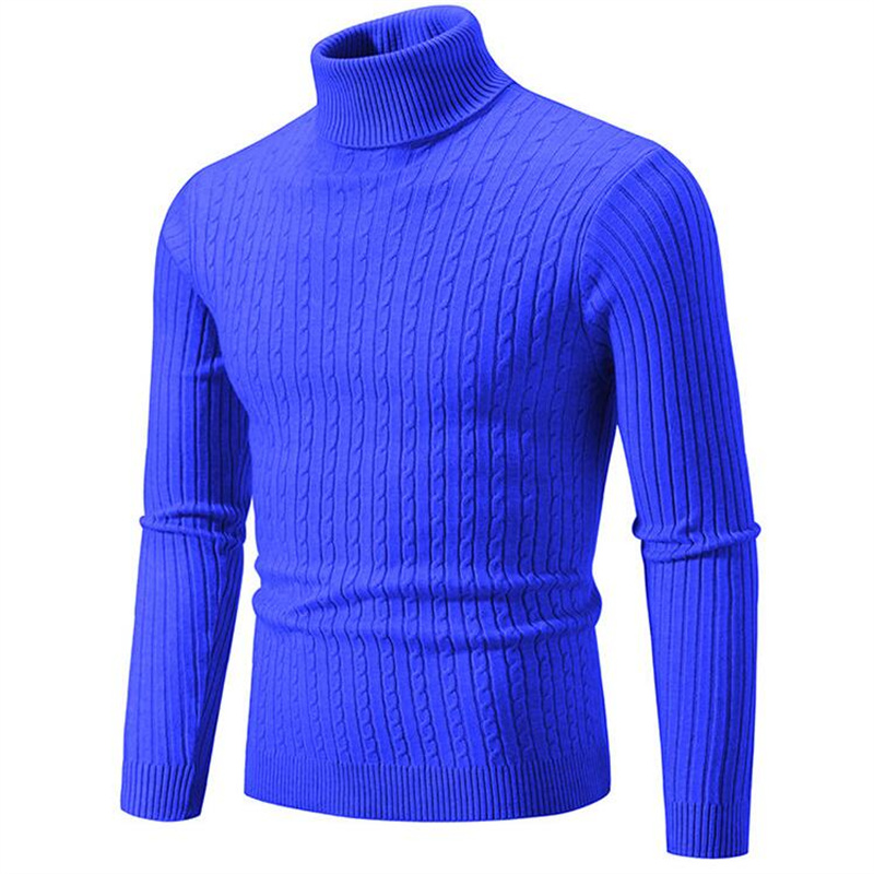 2025 New Men Solid Colour Turt - Turtleneck Sweater Men review and price