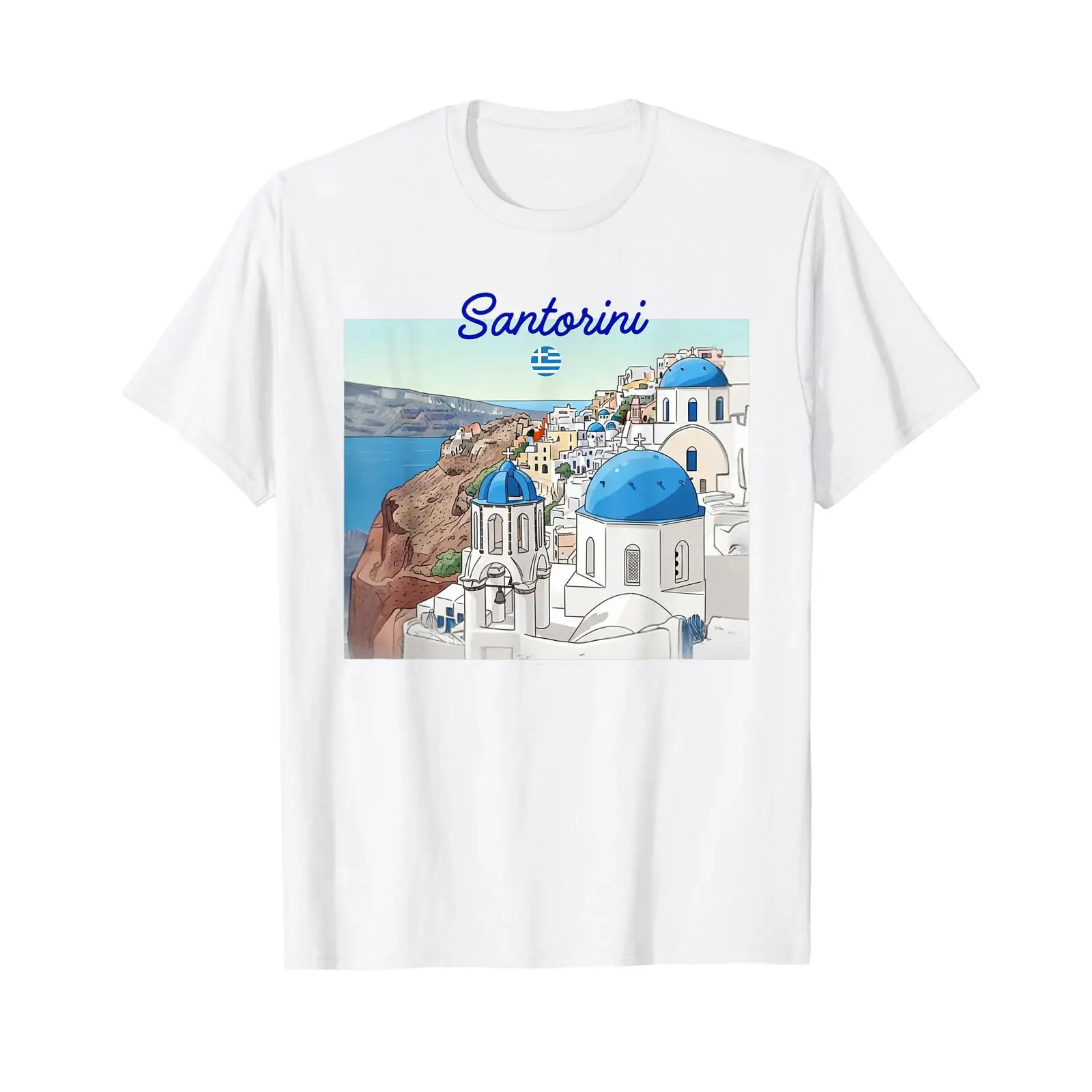 Santorini Greece Greek Flag Va - Men'S Fashion Greece review and price