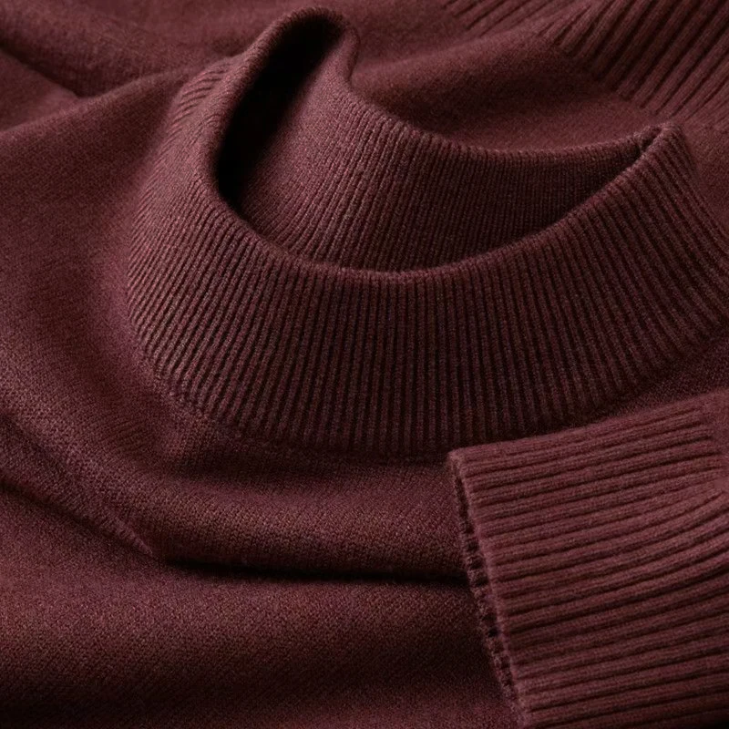 Autumn New Men's Casual Mock T - Turtleneck Sweater Men review and price