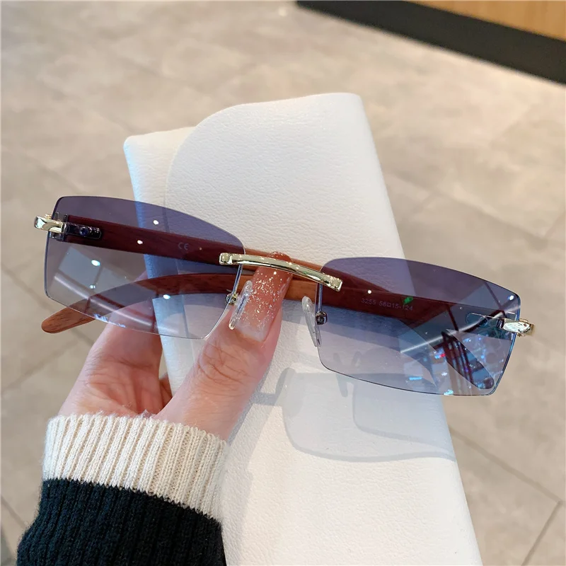 Small Rimless Sunglasses Men W - Men'S Fashion Luxury Brands review and price