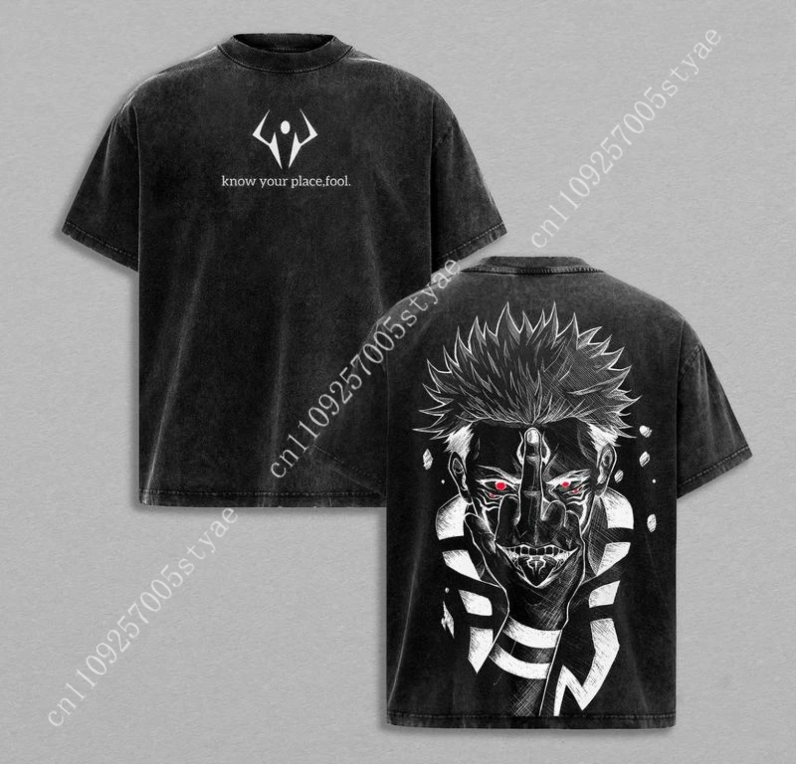 Anime  Ryomen Sukuna Graphic T - Graphic Tee Oversized review and price