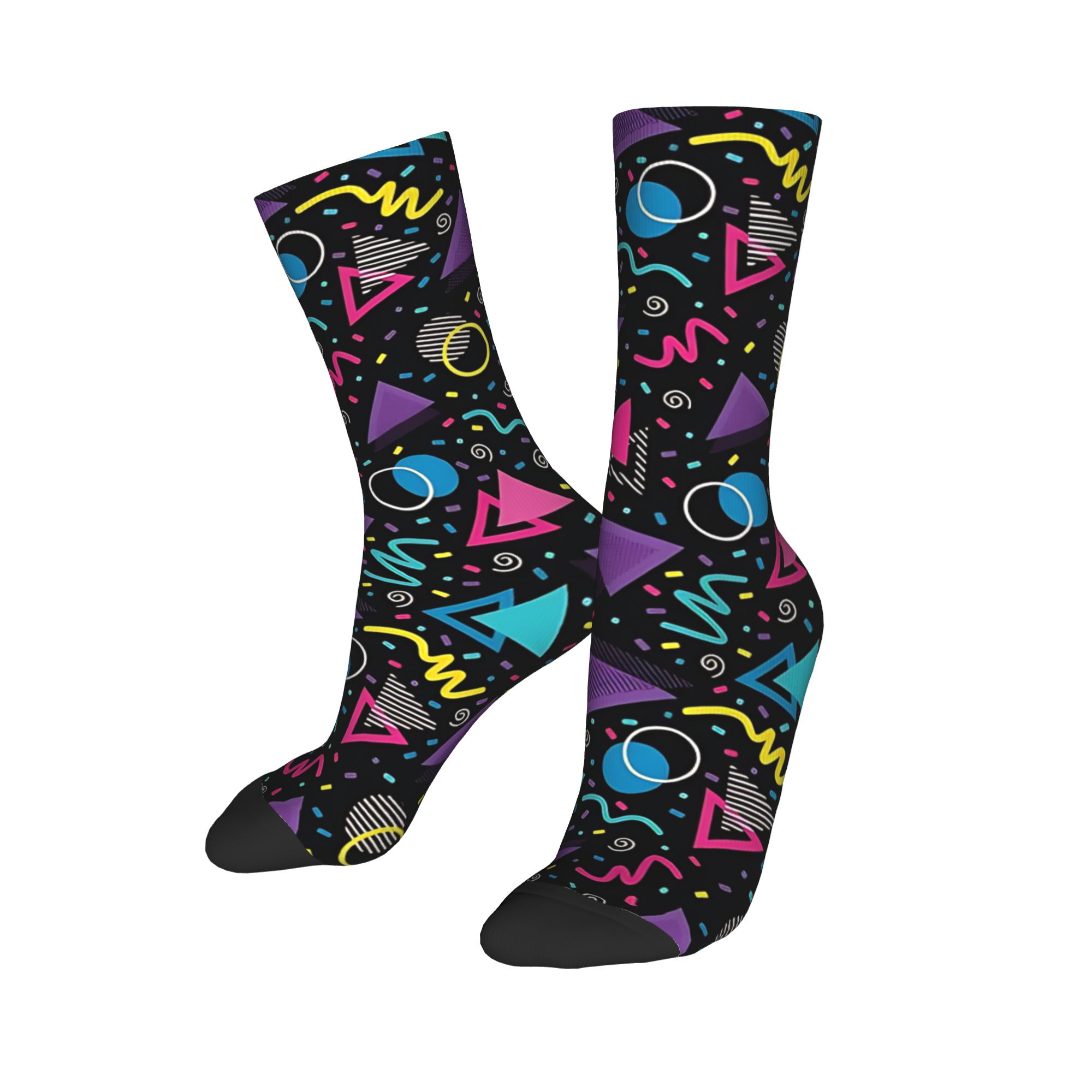 Neon Retro S Sprinkle    Socks - Men'S Fashion Youtube review and price