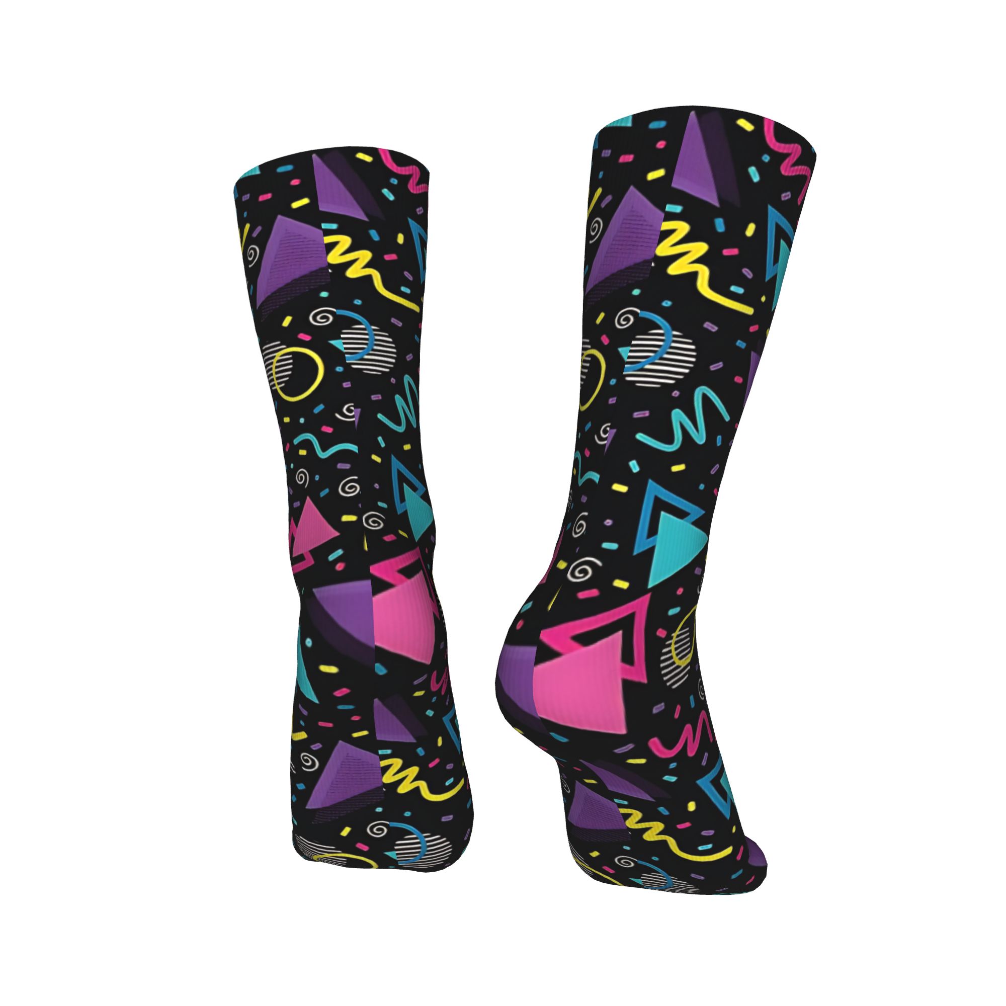 Neon Retro S Sprinkle    Socks - Men'S Fashion Youtube review and price
