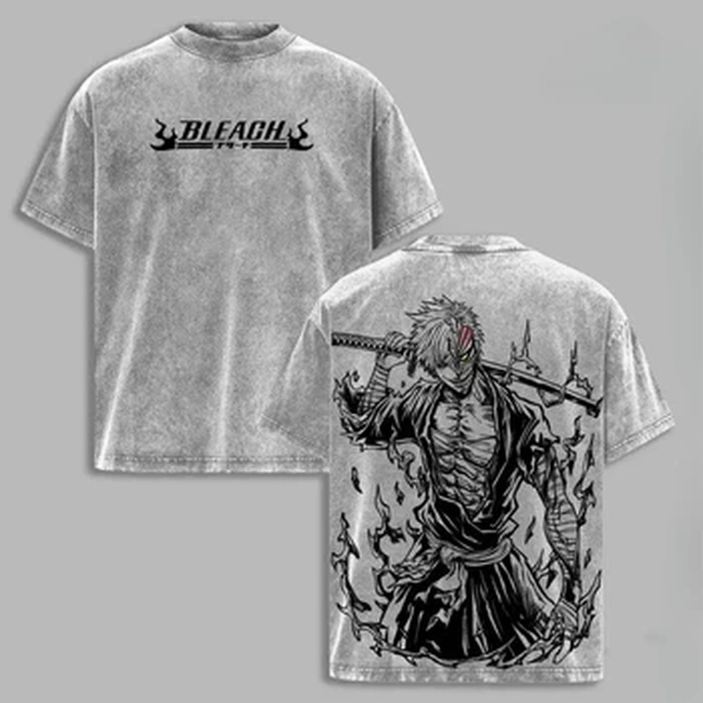 Vintage Washed Manga BLEACH Ic - Graphic Tee Oversized review and price