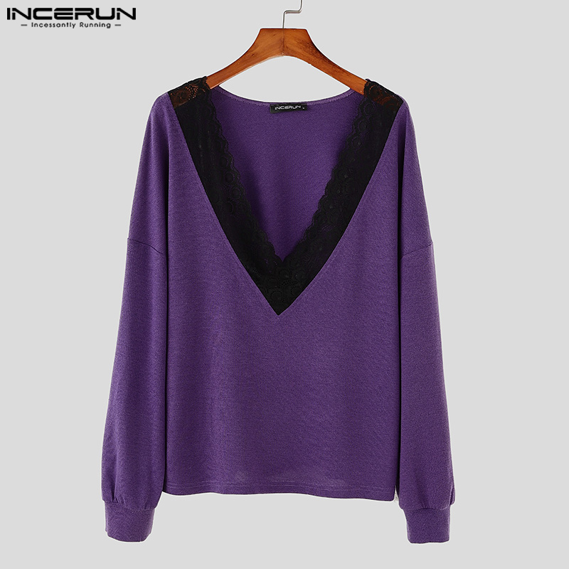 INCERUN Casual Loose Fashion S - Men'S Fashion V Neck Sweater review and price