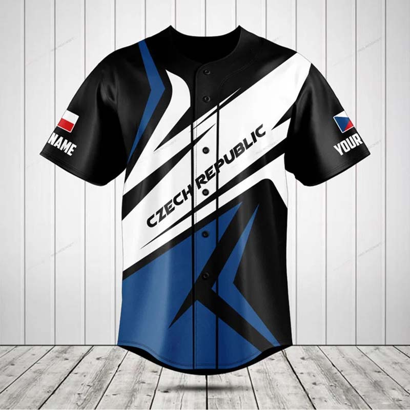 Custom Name Czech Republic Fla - Graphic Tee Oversized review and price